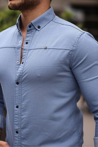 comstar Cămașă dreaptă din denim, slim fit