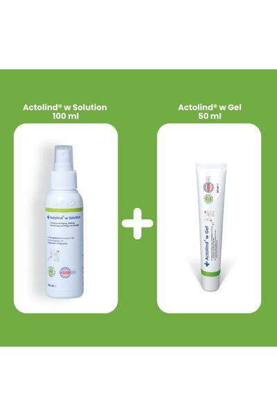 Actolind 50 ml Jel 100 ml Solüsyon 2' Li Yara Bakım Seti