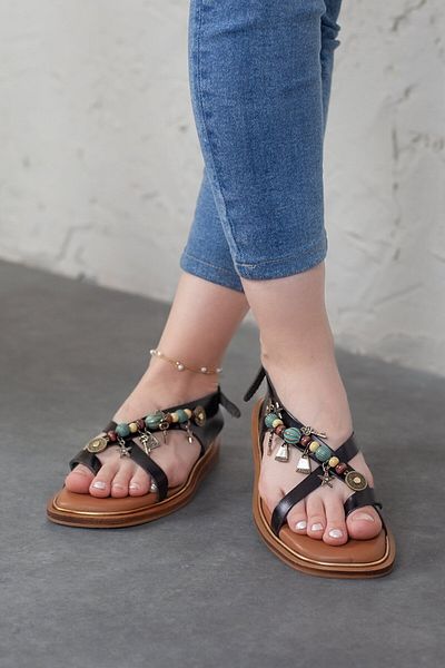 Adım Adım Women's Orthopedic Sandals - Genuine Leather, Extra Comfortable and Flexible