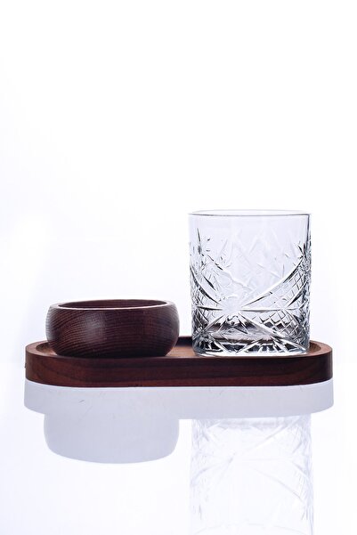 Fhilli Blomus 3-Piece Presentation and Snack Bowl Set with Wooden Base