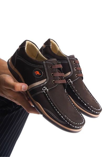 depderi 100% Leather, Men's Casual Leather Shoes