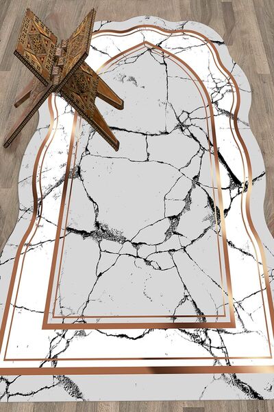 EY HOME Covoraș de rugăciune digital cu imprimeu lavabil cu laser croială cad...