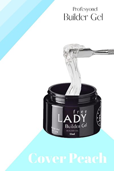 FREELADY Protez Tırnak Builder Uv/led Jel 15ml Clear-şeffaf