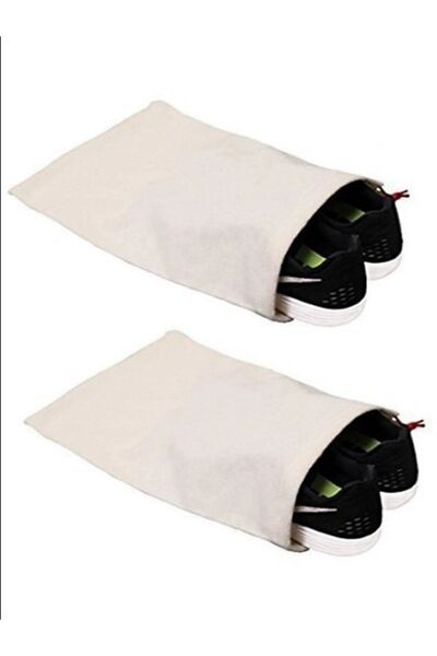 ALERSS 30x45 Cm 10 Adet Ham Bez Bavul İçi Düzenleyici Ayakkabı Saklama Torbası