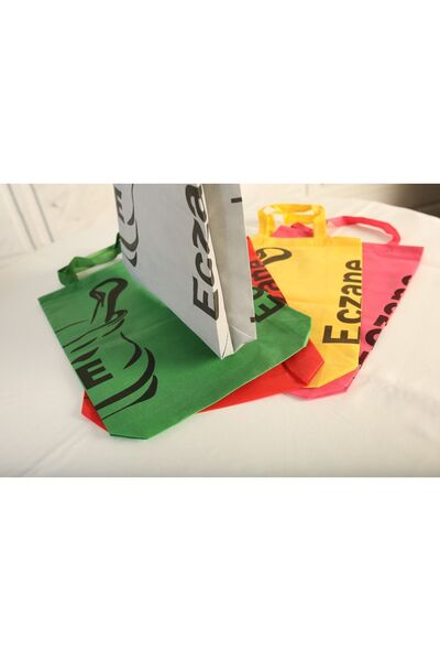 ÇABUKLAR Eczane Bez Çanta Körüklü 5 Renk Havan (35x40x10 cm) - 50 Adet