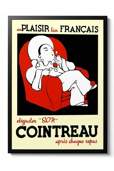 Taranist Ρετρό χάρτινη αφίσα Cointreau Vintage Ads