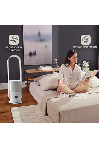 Karaca Homend O-zone 9008H Cool+ Heatwave Luftreiniger, 35W, Weiß
