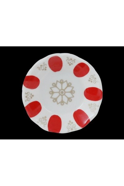 Dogant Anadolu 12 Pieces Melamine Kıratane Coffee Tea Plate