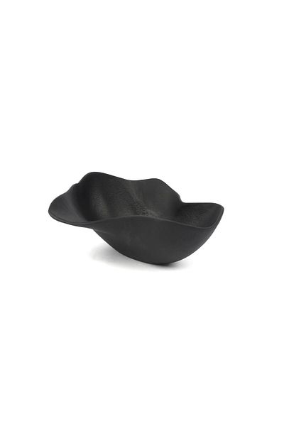 Mikasa Moor 21x24x10cm Black Wavy Decorative Bowl