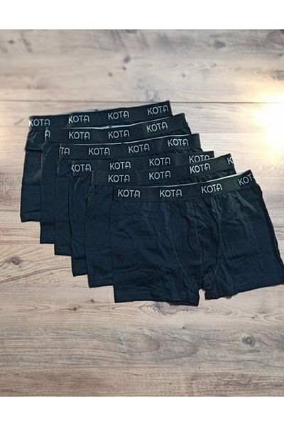 KOTA Paristrend Ανδρικά Lycra Boxers 6 τεμαχίων Μαύρο
