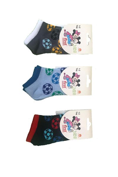 First 3 Pairs Baby Booties Socks