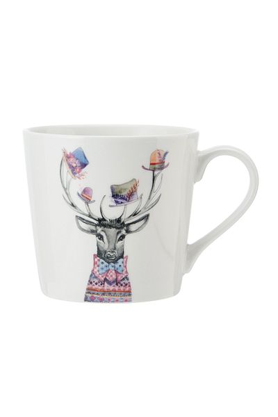 MIKASA Tipperleyhill 380ml Fine China Deer - Mktippmugstag Mug