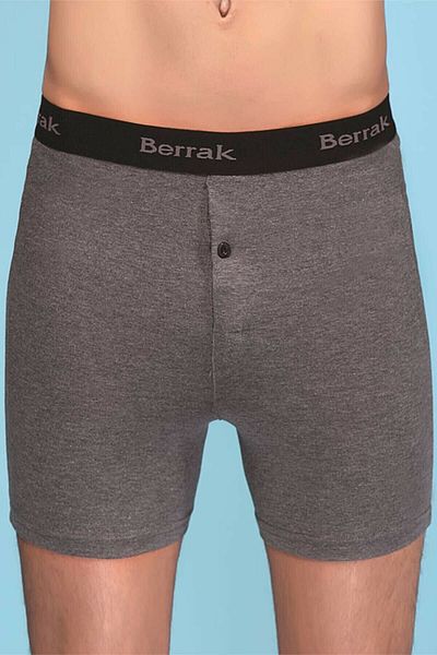 Berrak Ανδρικά καπνιστά 10 Πακέτο 1059 Lycra Buttoned Boxers