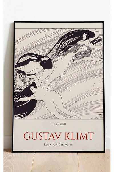 Taranist Χάρτινη αφίσα - Έκθεση Gustav Klimt Χάρτινη αφίσα - Fishblood II