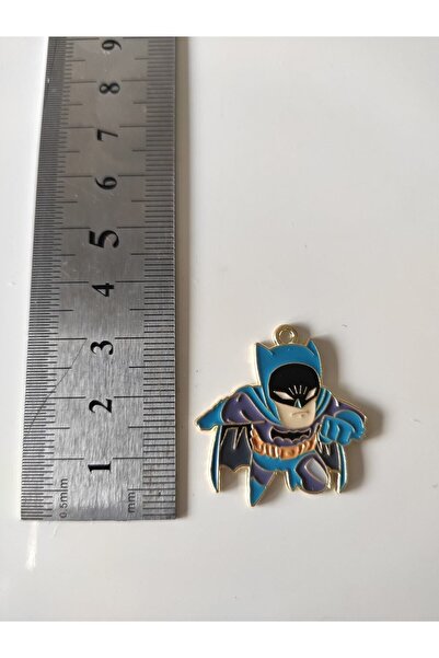 Esey Dizayn Batman Kolye Ve Deri Bileklik Lacivert - Erkek Çocuk Kolye