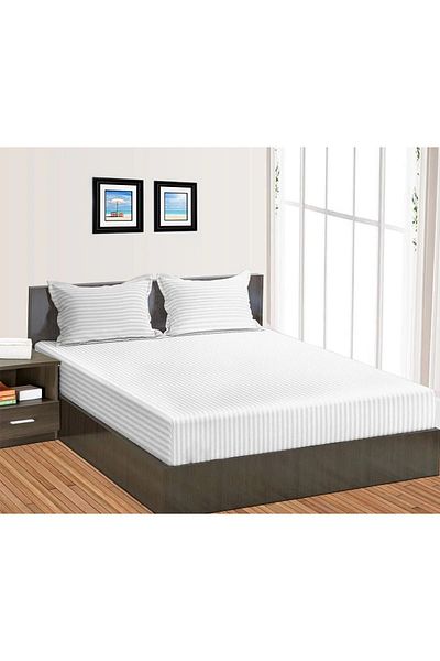 Fabric Box Satin Fitted Sheet