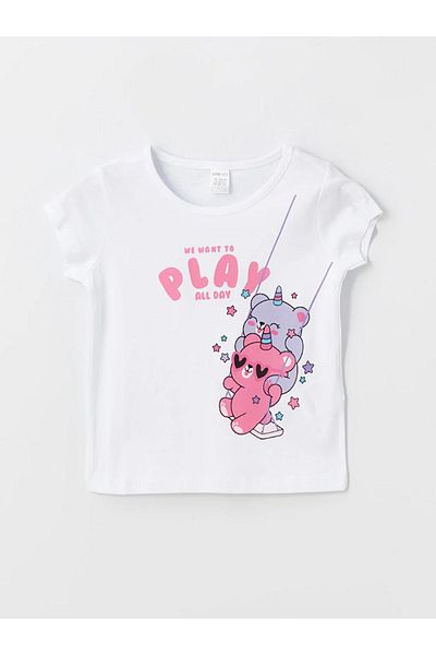 LC Waikiki Baby Girl Pajama Set with Shorts - LCW ECO