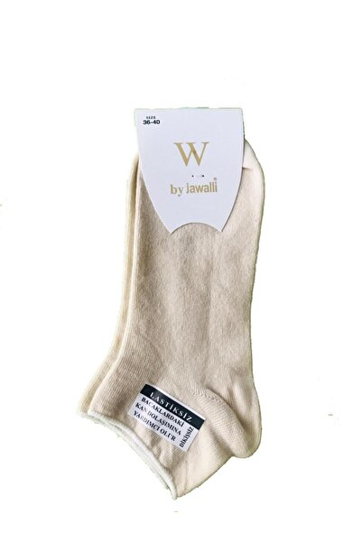 By Jawalli 6 أزواج من جوارب مرضى السكري بدون خياطة باللون البيج