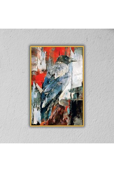 GAAGART Γυάλινο Τραπέζι με Μεταλλικό Πλαίσιο Istanbul Crow