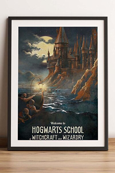 Taranist Kağıt Poster Hogwarts - Harry Potter Kuşe (30X42 CM)
