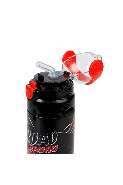 MUGGLE 550 ml Steel Water Bottle - Car Pattern