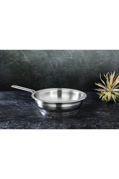 Hascevher 18X6 cm Gastro Steel Pan Without Lid