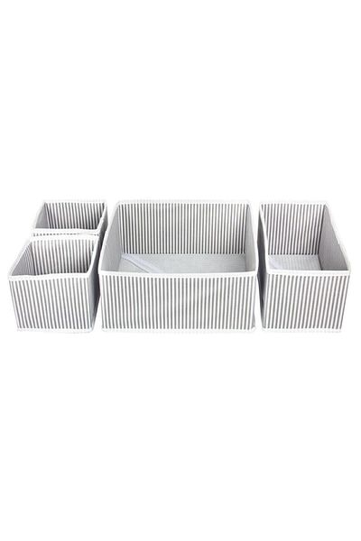 ALAS Σετ 4 Organizer Box - Εσωτερικό ντουλάπι και συρτάρι