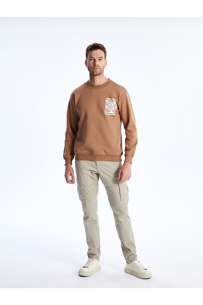LC Waikiki Ανδρικό παντελόνι Chino Slim Fit Gabardine