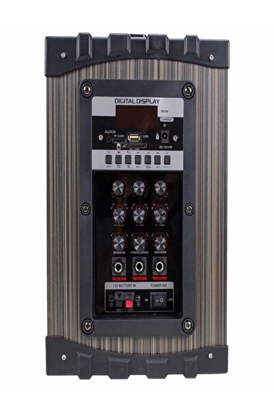 whitetech Şarjlı Mikrofonlu Hoparlör Süper Bass Large Box Karaoke Sistemi Taşınabilir Parti Box