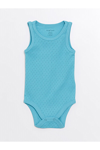 LC Waikiki 2 db Crew nyakú nyomtatott és pattintható testkészlet kisfiúknak