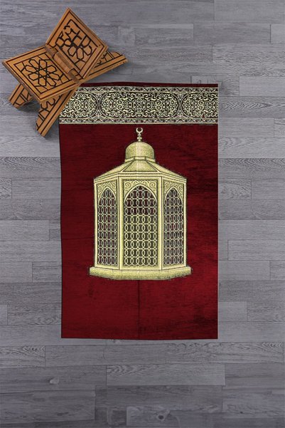 EY HOME Digital Printed Washable Giftable Stylish Prayer Rug Prayer Mat 70X130