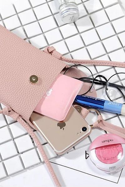 Defnella Crossbody Phone Shoulder Bag with Snap Flip Gold Accessories