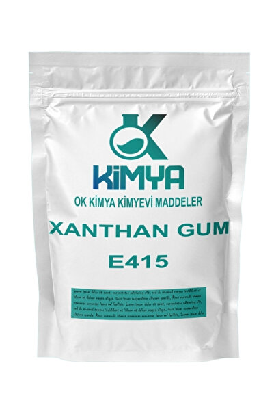 Ok Kimya Xanthan Gum E415 Ksantam - Gam Stabilizör ve Kıvam Arttırıcı 1 Kg