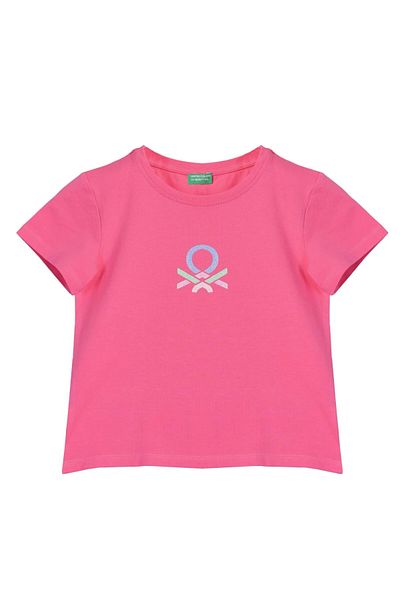 Benetton Girls T-Shirt - Comfortable Fit and Stylish Design
