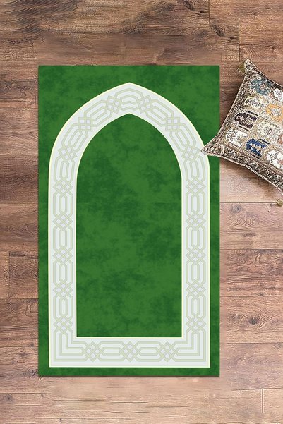 EY HOME Digital Printed Washable Simple and Stylish Prayer Rug 70X130 cm