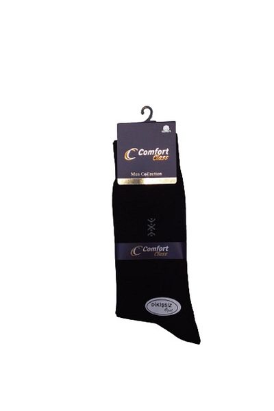 Comfort Class Комфортни 12 чифта безшевни черни чорапи