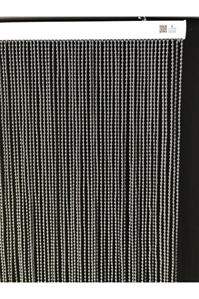 özdeğer home 90x184 beyaz 5mm aralık kapı perdesi kapı süsü zincir perde balkon mutfak bahçe perdesi