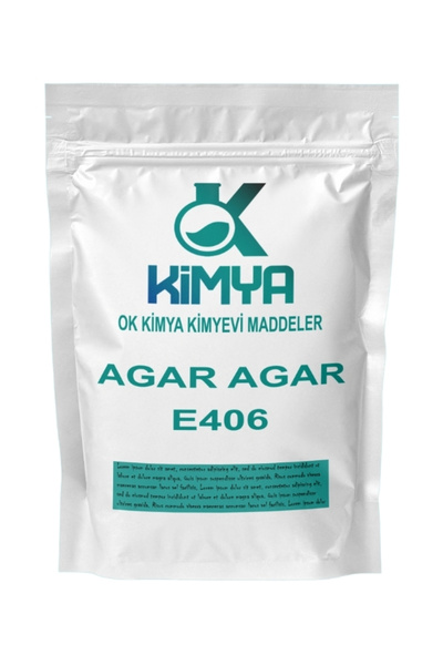 Ok Kimya Agar Agar E406 Bitkisel Jelatin 100 gr