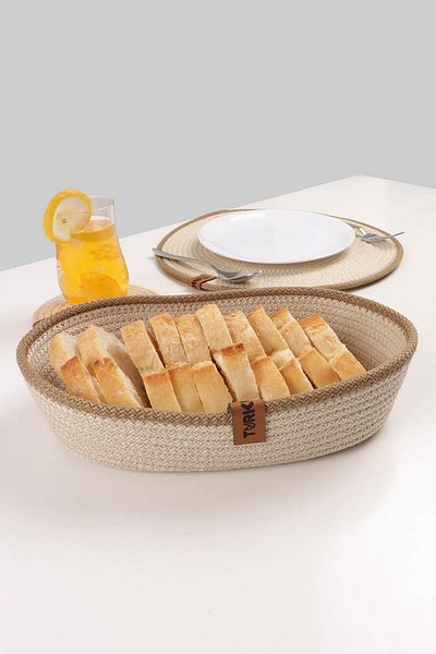 Pikas Jute Wicker Basket Set - Multi-Purpose Organizer, 100% Handmade