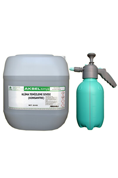 akbel KLİMA TEMİZLEME SIVISI KONSANTRE 20 KG+UYGULAMA POMPASI