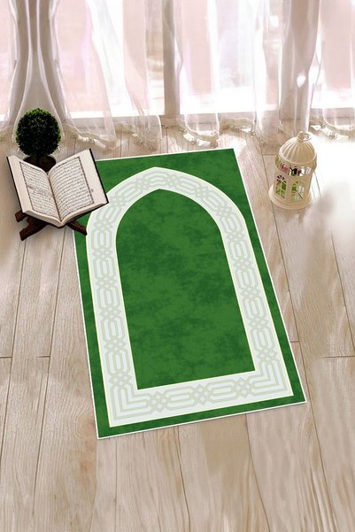 EY HOME Digital Printed Washable Simple and Stylish Prayer Rug 70X130 cm