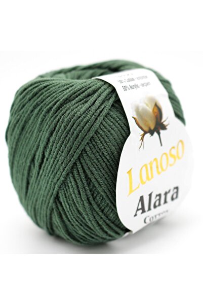 Lanoso Alara El Örgü İpliği - 929 Yeşil -
