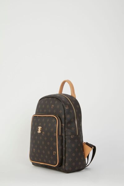 Pierre Cardin Hnědý dámský batoh Monogram 05PO22Y1553