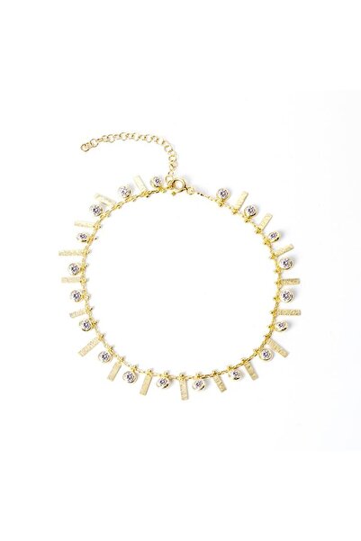 by Bahar Tetik Taşlı Çubuk Sallantılı Halhal