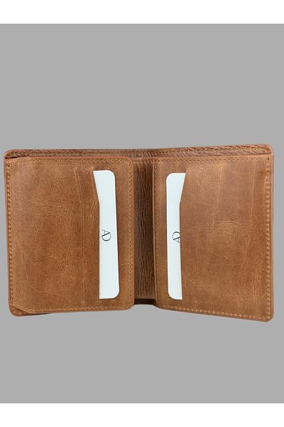 Ahıska Deri Мъжки портфейл с джоб за карти Ahıska Crazy Leather 604