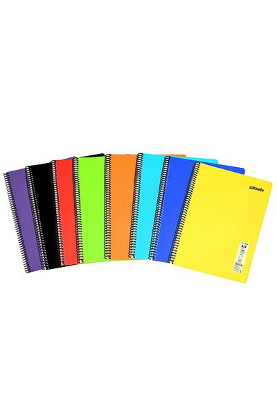 Mynote Flex Neon A4 Notebook 96 Sheets 4 Check 4 Line Notebook Set
