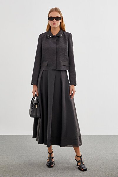 Zühre İkili Siyah Kombin Takım TK-1246