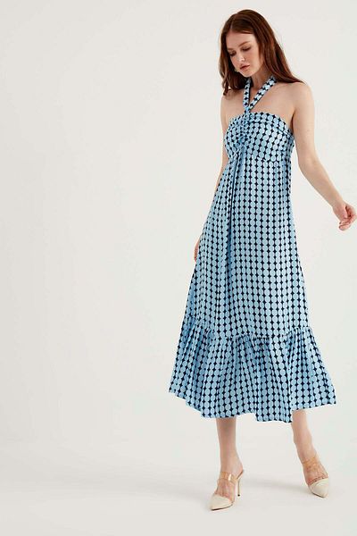 Herita Neckholder-Midikleid