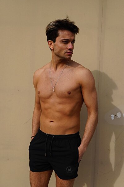 C&City Ανδρικό κοντό μαγιό C12202 Μαύρο