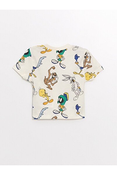 LC Waikiki Bugs Bunny Printed Baby Boy Set - Crew Neck T-Shirt and Shorts 2 Pieces